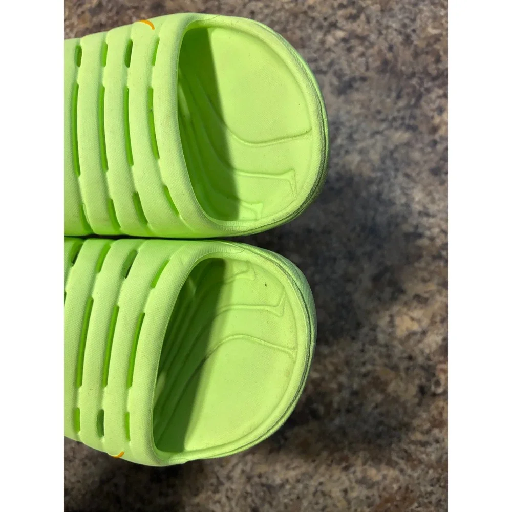 Hoka One One Ora Recovery Slide 2 Lime Green Mens 8 Womens 10 Sandals 1099673